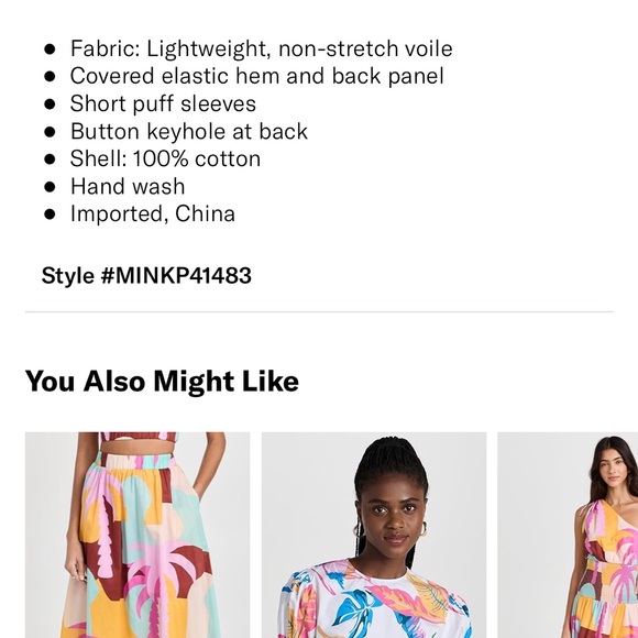 MINKPINK top and skirt set - Picture 6 of 16